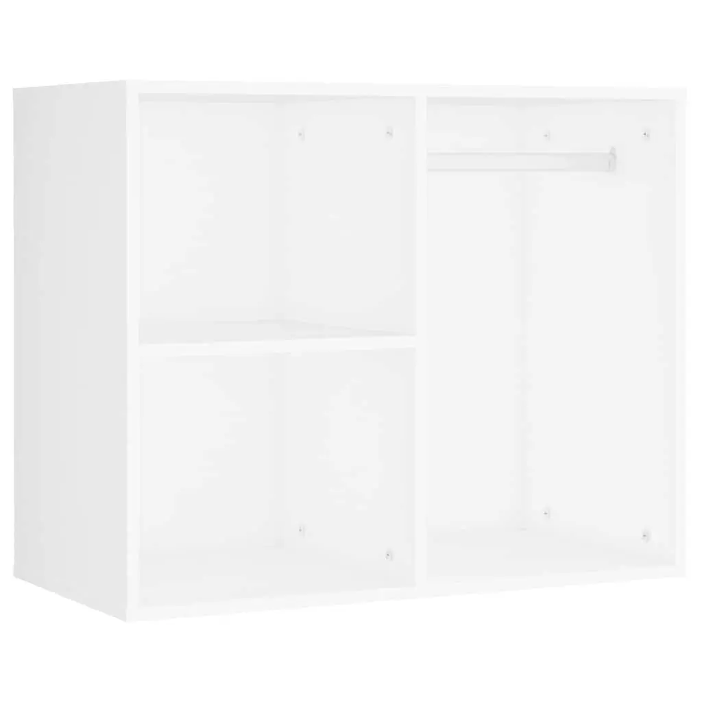 LED Dressing Table White with 2 Storage Cabinets and Adjustable Light Modes