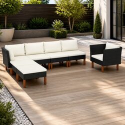 Concise 7-Piece Outdoor Lounge Set for Relaxation