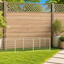 Compact 5m² Dog Kennel for Secure Outdoor Play