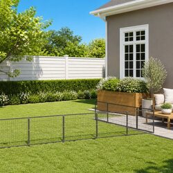 Compact and Strong Outdoor Dog Kennel for Exercise