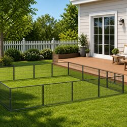 Outdoor Dog Kennel Run for Exercise and Play