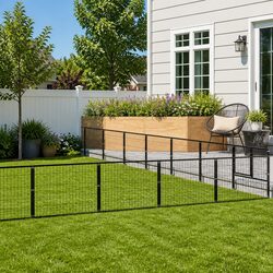 Concise Large Outdoor Dog Kennel with Steel Mesh