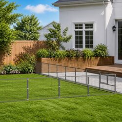 Dog Kennel Outdoor Pet Enclosure Steel Wire Mesh Large Exercise Space Lockable