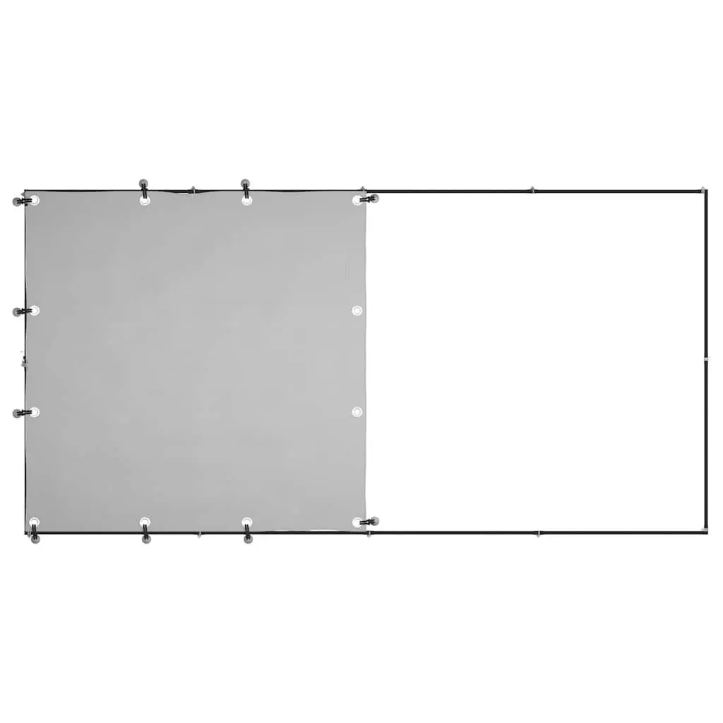 Dog Kennel Black Steel Cage Enclosure Run Exercise Play Pen Area 2.42m²