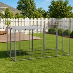 Outdoor Dog Kennel: Spacious and Secure 2.42m²