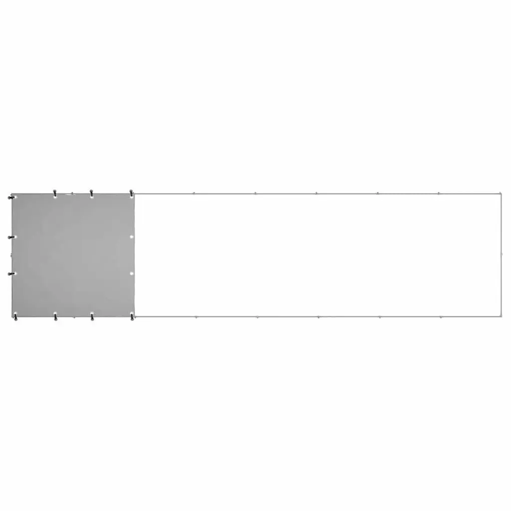 Dog Kennel Silver 4.84m² Outdoor Steel Cage Pet Enclosure Run Play Area