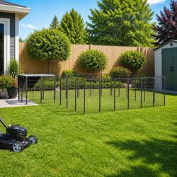 Compact and Sturdy Outdoor Dog Kennel - 12.1m² Area