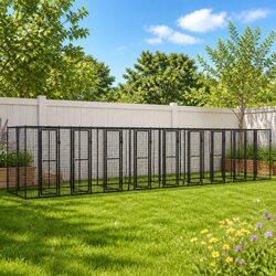 Robust Dog Kennel: Safe Outdoor Play for Pets