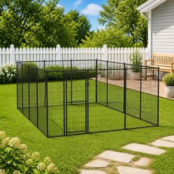 Concise Outdoor Dog Kennel: Spacious and Durable
