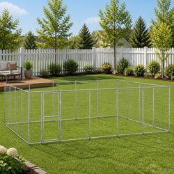 Concise Outdoor Dog Exercise Pen - Secure & Durable