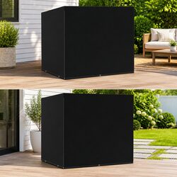 Swing Bench Cover Set 2 pcs Outdoor Furniture Protection with Eyelets Fastening