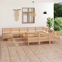 Concise and Confident 12 Piece Garden Lounge Set