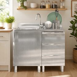 Stainless Steel Kitchen Cabinets