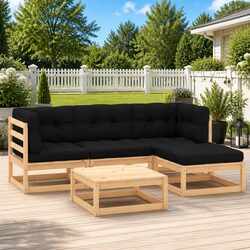 5 Piece Garden Lounge Set for Outdoor Relaxation