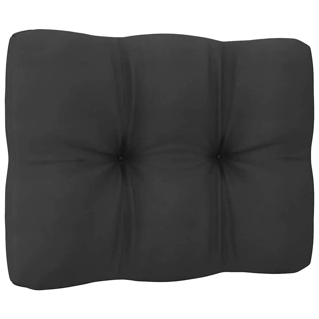 Garden Lounge Set 8 Piece Outdoor Patio Sofa Pinewood with Anthracite Cushions