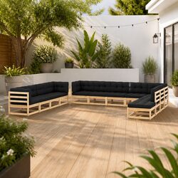 Compact 12 Piece Lounge Set: Comfort Meets Style