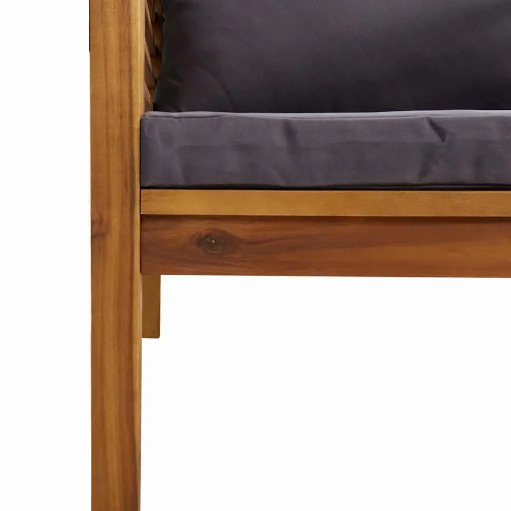7 Piece Lounge Set in Durable Solid Acacia Wood