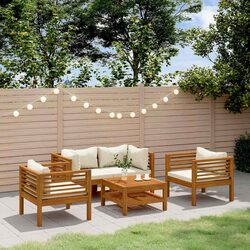 Compact and Elegant 5 Piece Garden Lounge Set