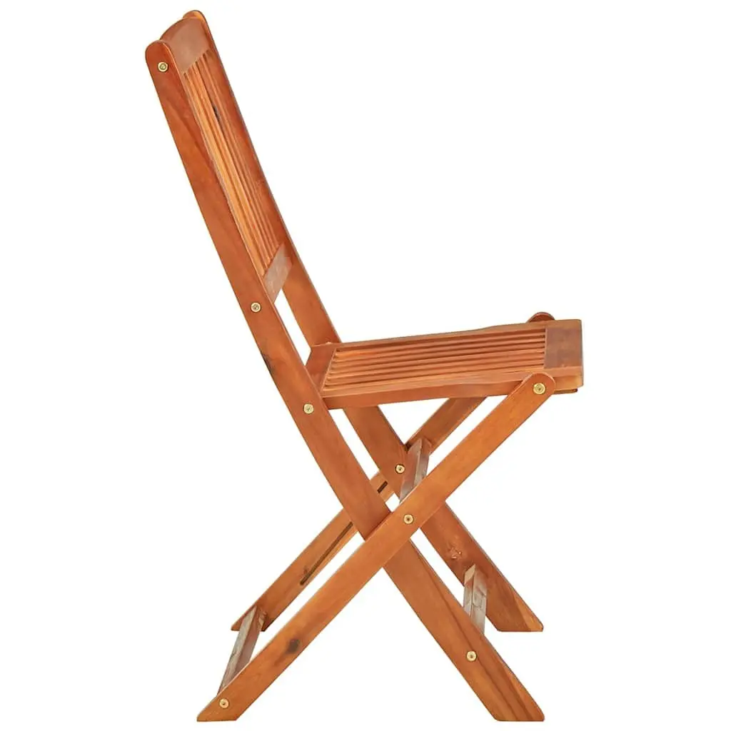 Garden Dining Set Brown 11 Piece Outdoor Furniture Foldable Table Chairs