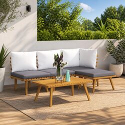 Compact and Cozy 5-Piece Outdoor Lounge Set