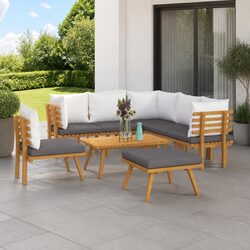 8-Piece Modular Garden Lounge Set – Relax Outdoors
