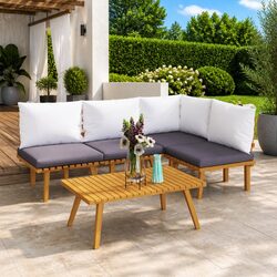 5 Piece Outdoor Lounge Set: Durable & Stylish