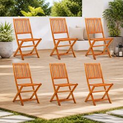 Eucalyptus Folding Chair Set
