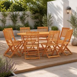 Folding Outdoor Dining Set for Gatherings