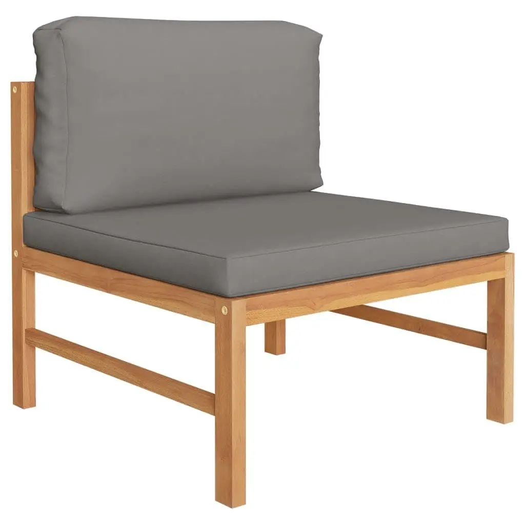 5-Piece Teak Outdoor Lounge Set with Cushions