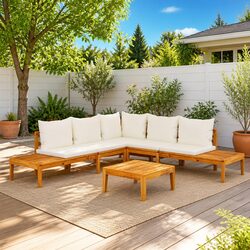 Stylish Acacia Wood Lounge Set for Your Patio