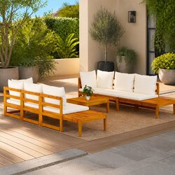 5-Piece Outdoor Lounge Set with Customizable Layout