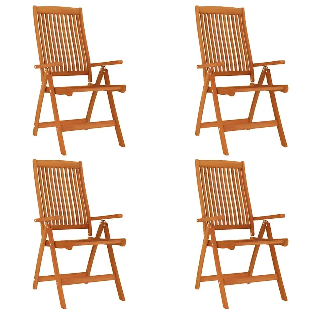 Garden Dining Set 7 Piece Outdoor Furniture Table Chairs Eucalyptus Wood Brown