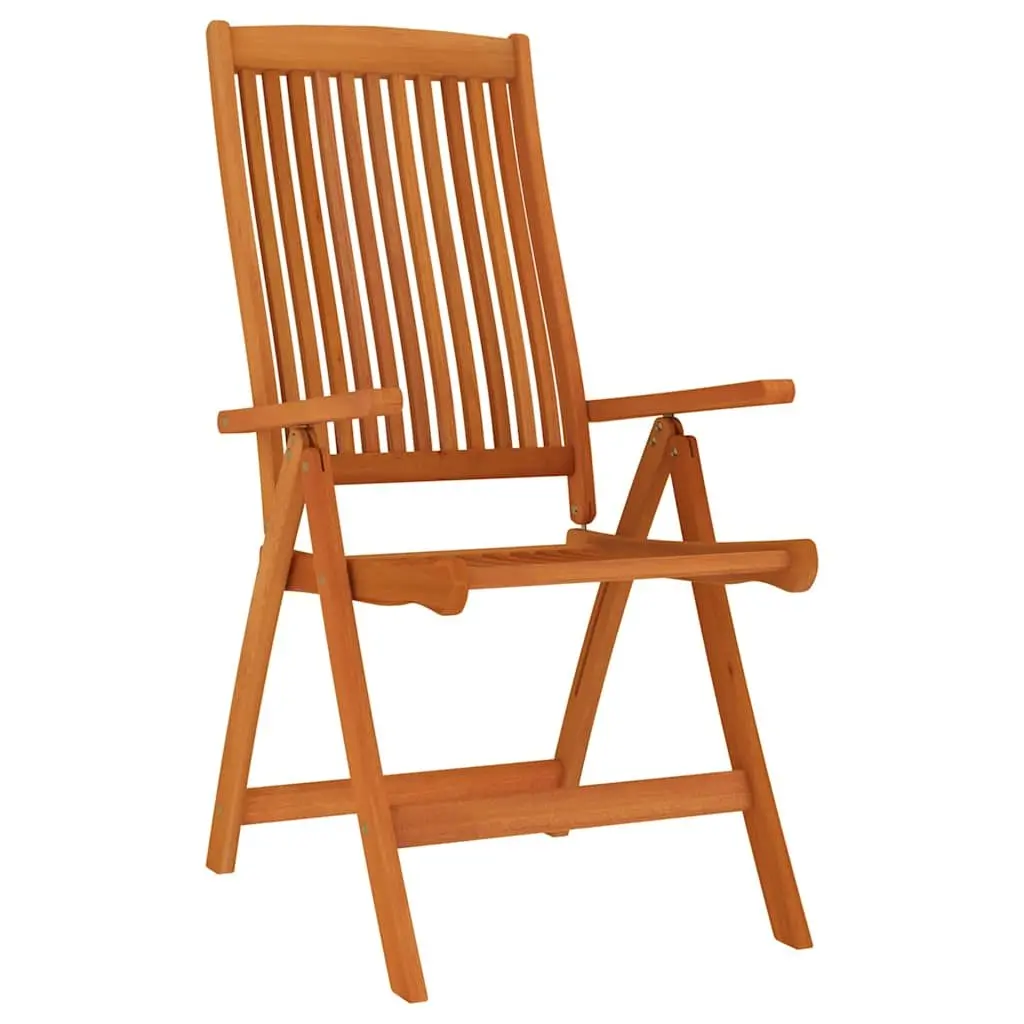 Garden Dining Set 7 Piece Outdoor Furniture Table Chairs Eucalyptus Wood Brown
