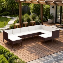 Stylish 9-Piece Outdoor Lounge Set for Your Space
