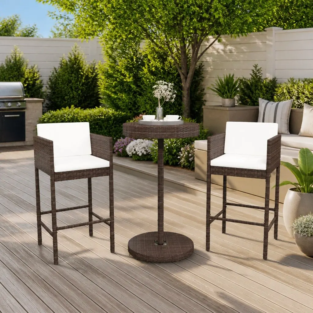 3 Piece Garden Bar Set for Easy Setup