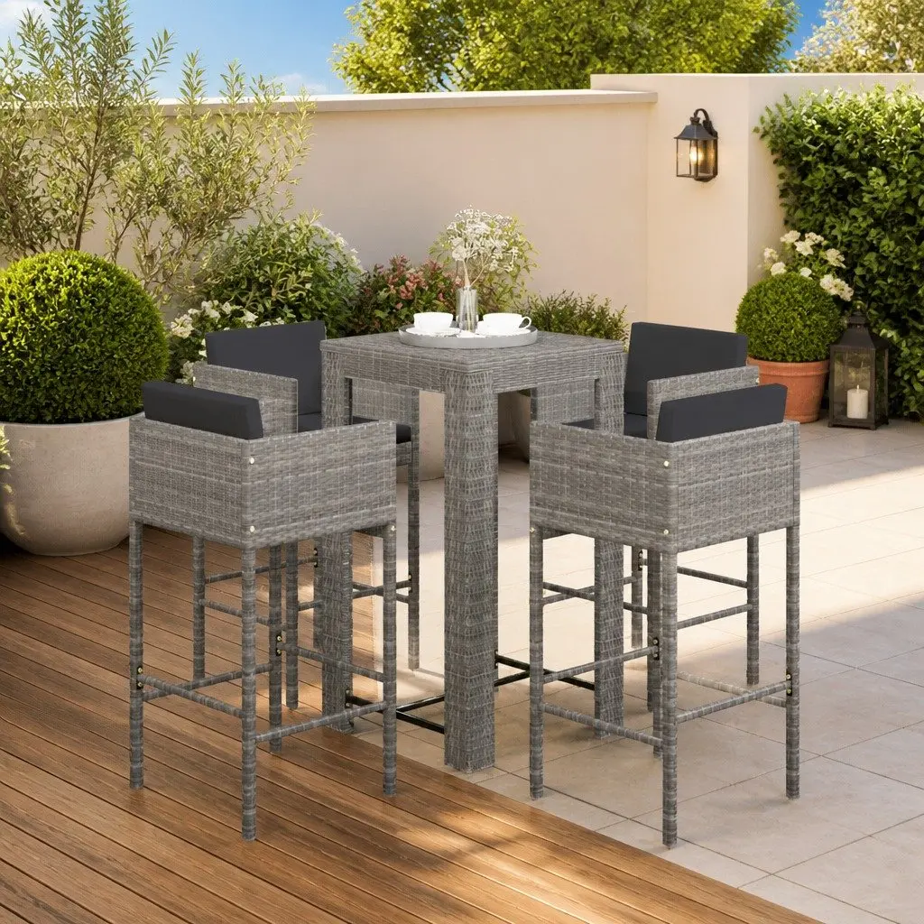 5 Piece Garden Bar Set