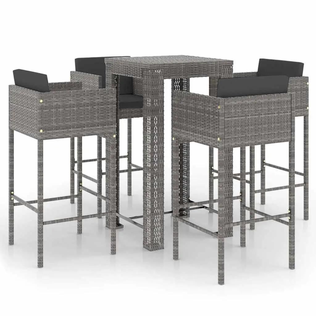 5 Piece Garden Bar Set