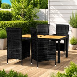Compact and Reliable 5 Piece Outdoor Dining Set