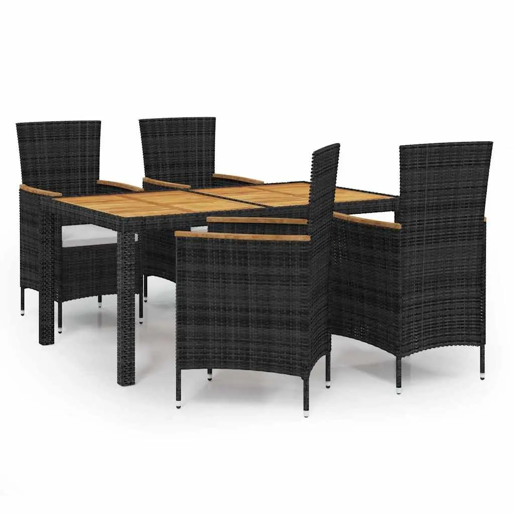 5-Piece Outdoor Dining Set with Removable Cushions