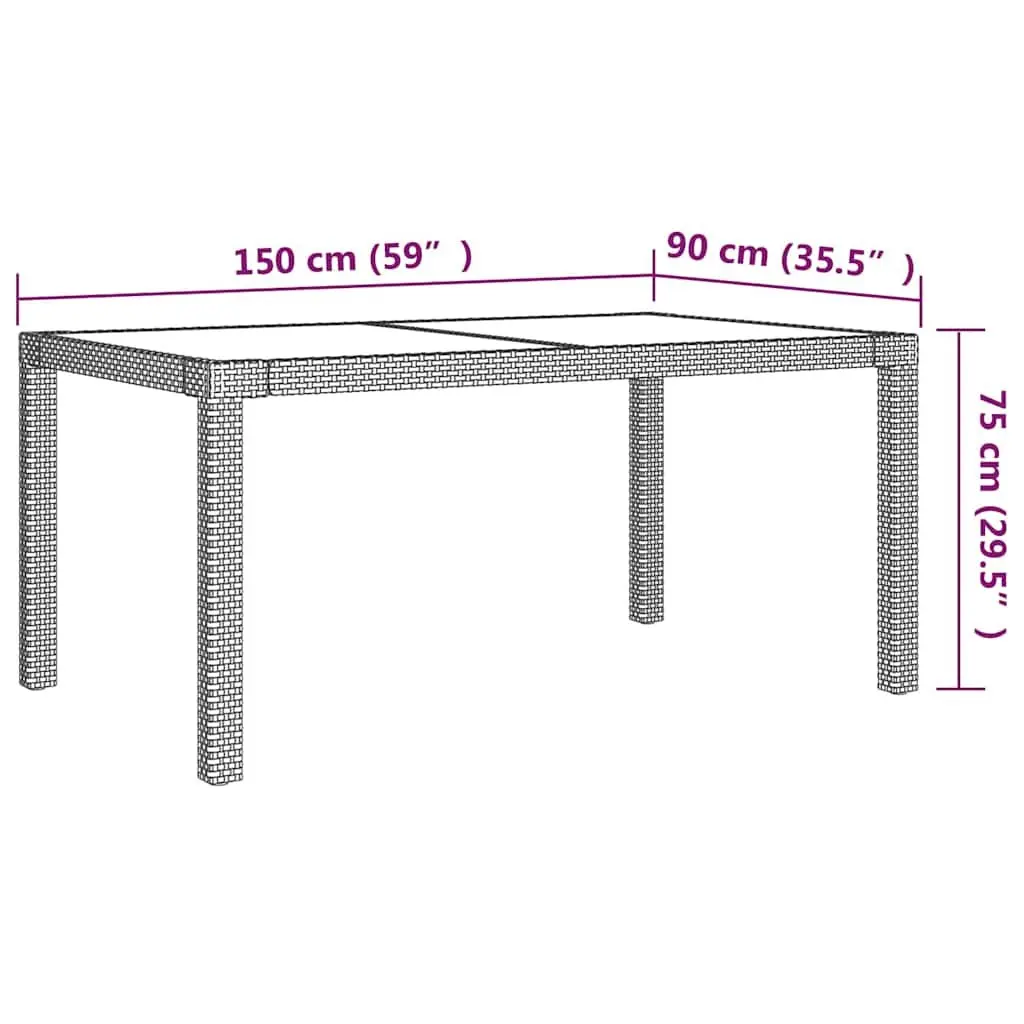 5-Piece Outdoor Dining Set with Removable Cushions