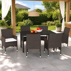Compact and Practical 7-Piece Outdoor Dining Set