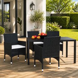 Compact and Easy-to-Use 5-Piece Outdoor Dining Set