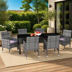 7 Piece Outdoor Dining Set for Entertaining