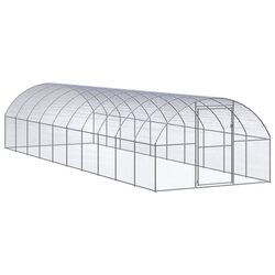 Compact Outdoor Chicken Coop 3x10x2 m - Simple & Solid