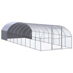 Compact Outdoor Chicken Coop 3x10x2m with Strong Build