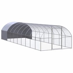 Outdoor Chicken Coop 3x10x2m with Strong Build