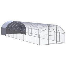 Chicken Coop 3x12x2m with Galvanised Steel