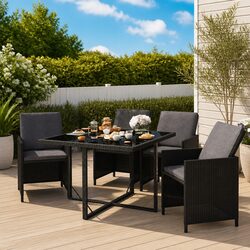 Concise and Confident 5 Piece Outdoor Dining Set