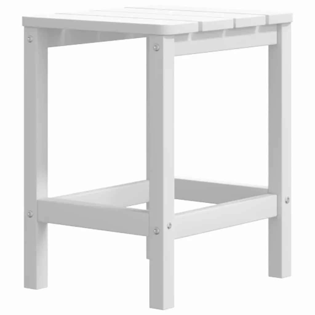 White Adirondack Chair with Table