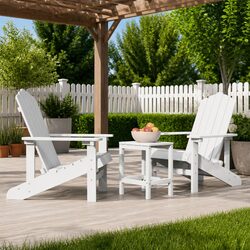 Your Ideal Outdoor Adirondack Chairs with Side Table